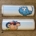 Brussels Airlines Airbus A320 OO-SND Aerosmurf luggage bin doors with Smurfs figures for sale.
