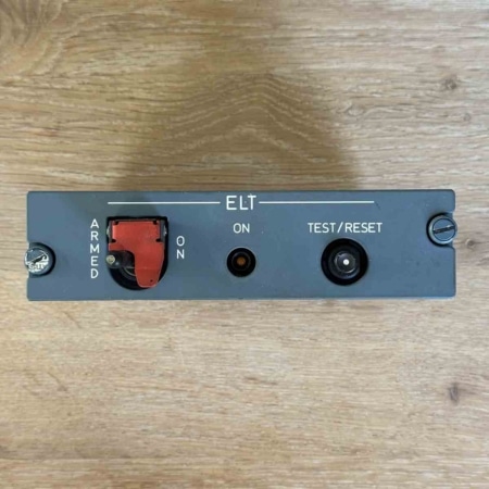 Airbus A320 emergency locator transmitter ELT remote control panel for sale.