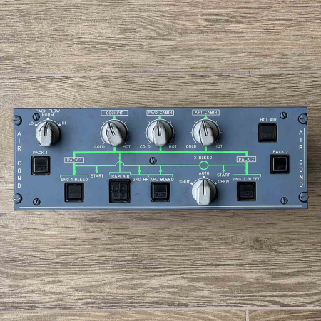 Airbus A320 air conditioning control panel 30VU for sale