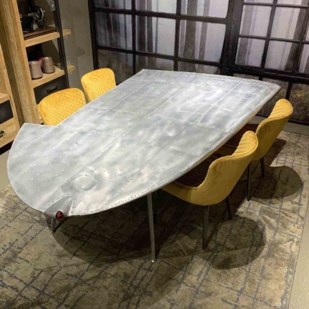 Table made from a real wingtip of a DC-3/C-47 Dakota for sale.