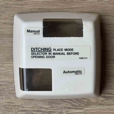 British Airways Boeing 747 door mode selector cover for sale.