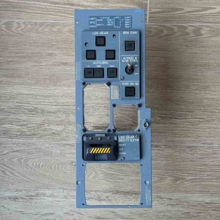 Airbus A330 landing gear/auto brake panel 312VU for sale.