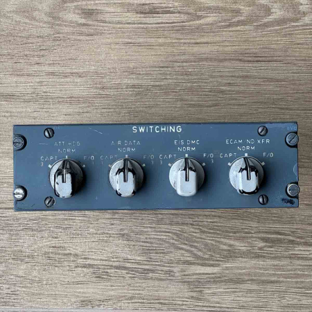 Airbus A320 family switching panel 8VU for sale.