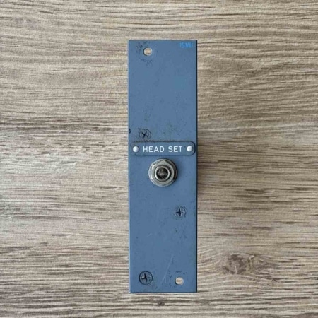 Airbus A320 15VU headset jack panel for sale.